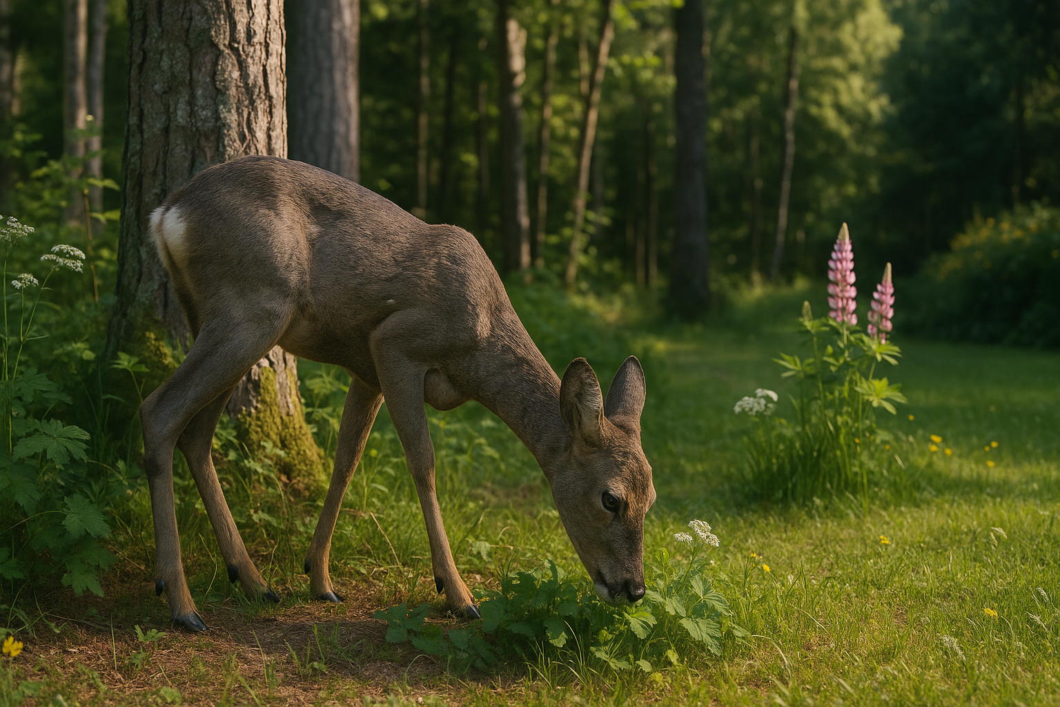 Rådjur: fakta, mat och skydd i trädgården