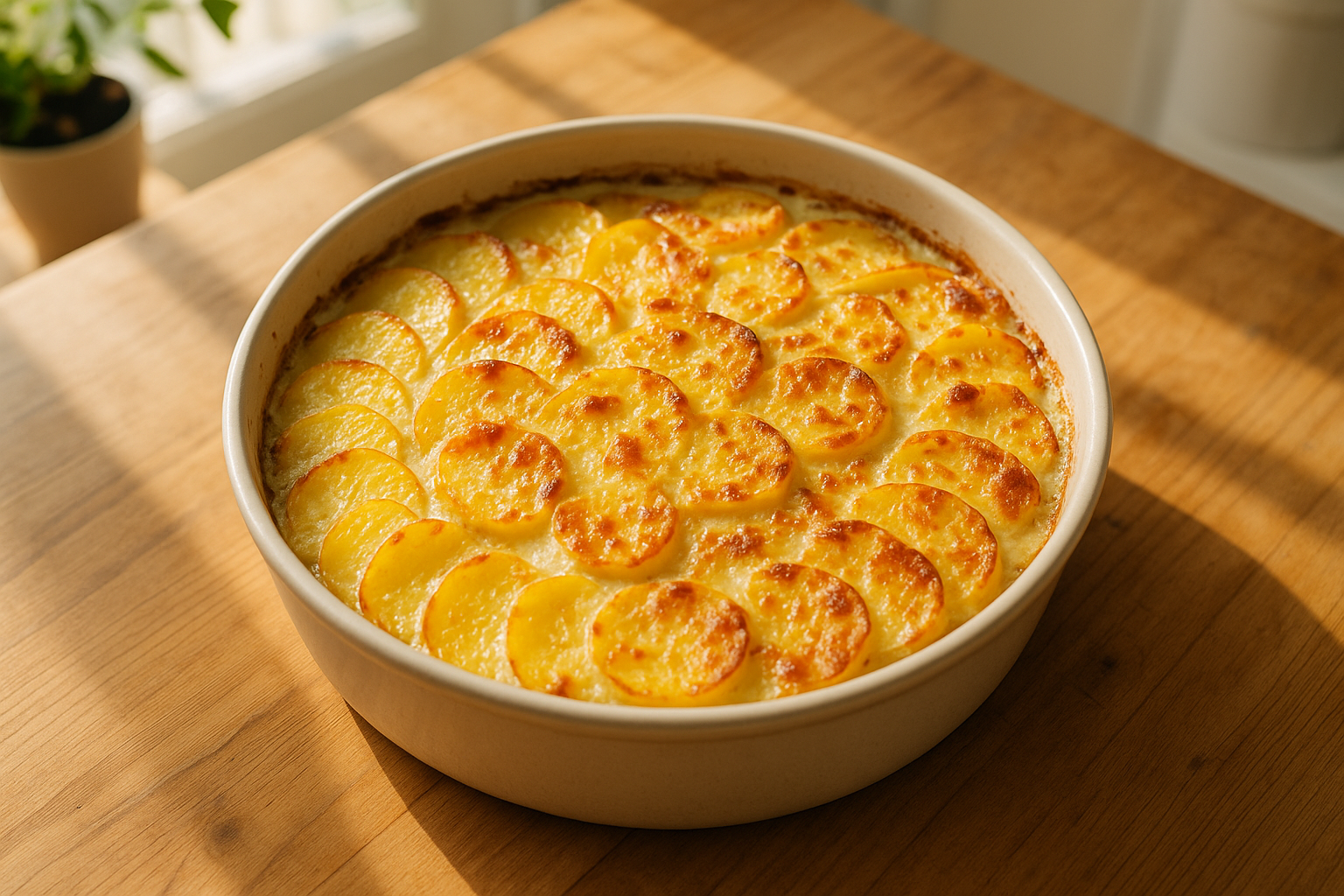 Potatisgratäng recept – krämigt grundrecept