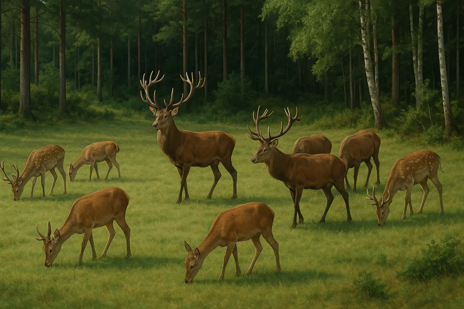 Hjort i Sverige: arter, fakta och jakt