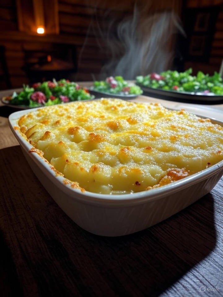 Grundrecept på krämig potatisgratäng